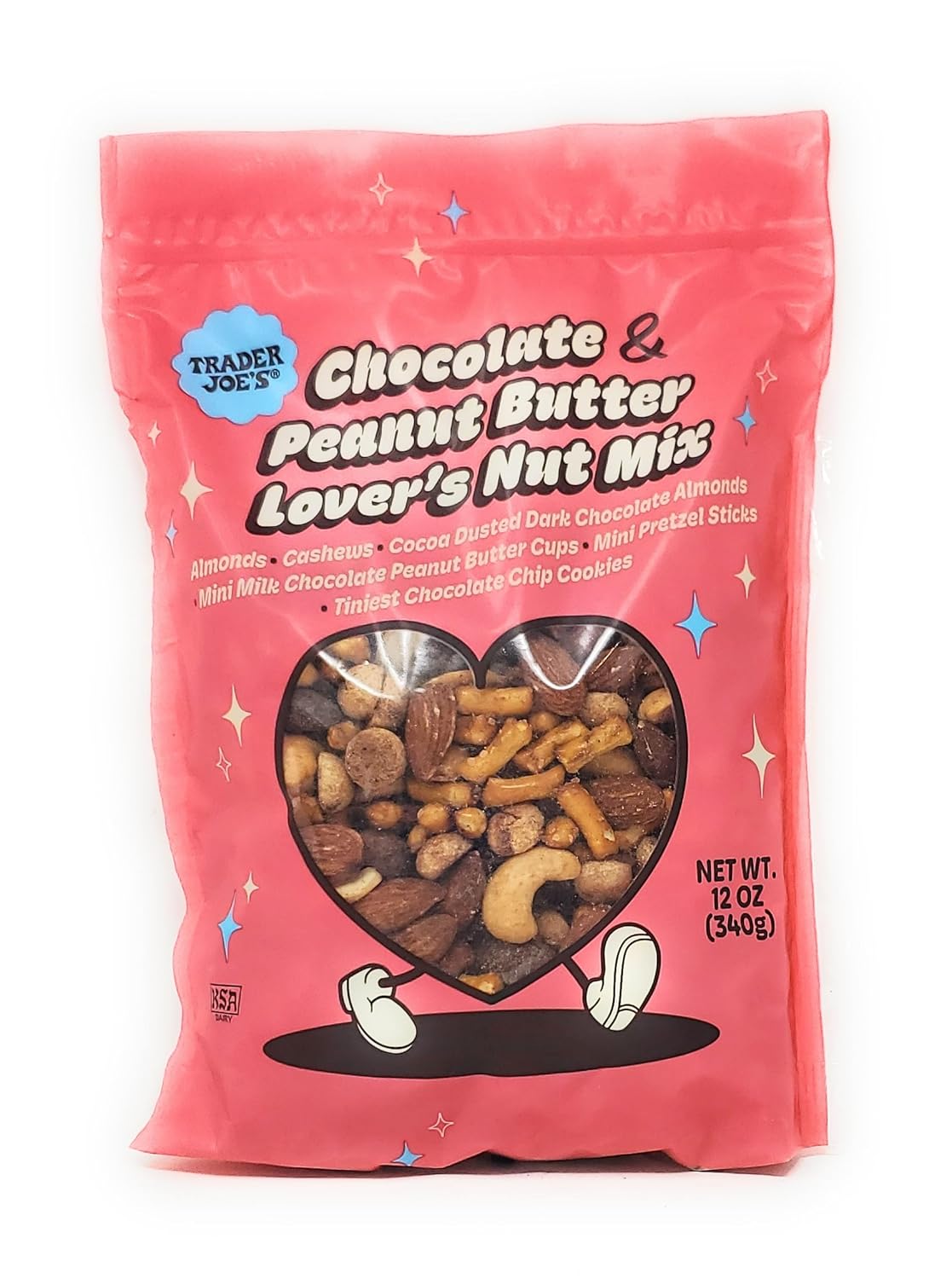 Chocolate & Peanut Butter Lover's Nut Mix 12 Oz