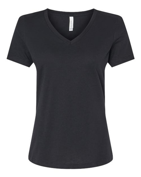 Women's Relaxed Heather CVC V-Neck Tee
