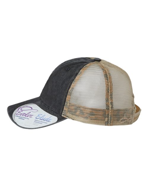 Women's Washed Mesh-Back Cap