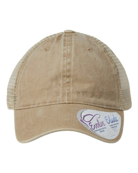 Women's Washed Mesh-Back Cap
