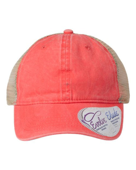 Women's Washed Mesh-Back Cap