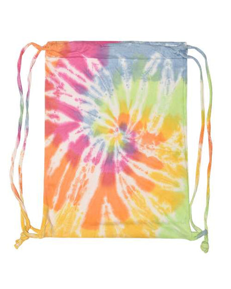 Tie-Dyed Drawstring Backpack