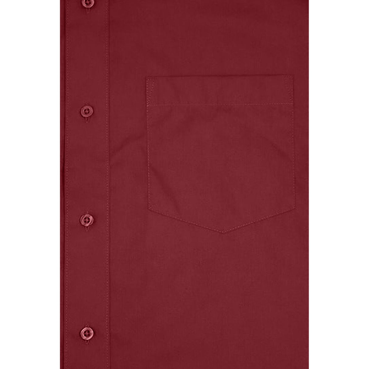 Burgundy Slim Fit Long Sleeve Polo Shirt