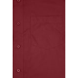 Burgundy Slim Fit Long Sleeve Polo Shirt