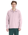 ComfortWash by Hanes® Garment Dye Polo Collar Sweatshirt