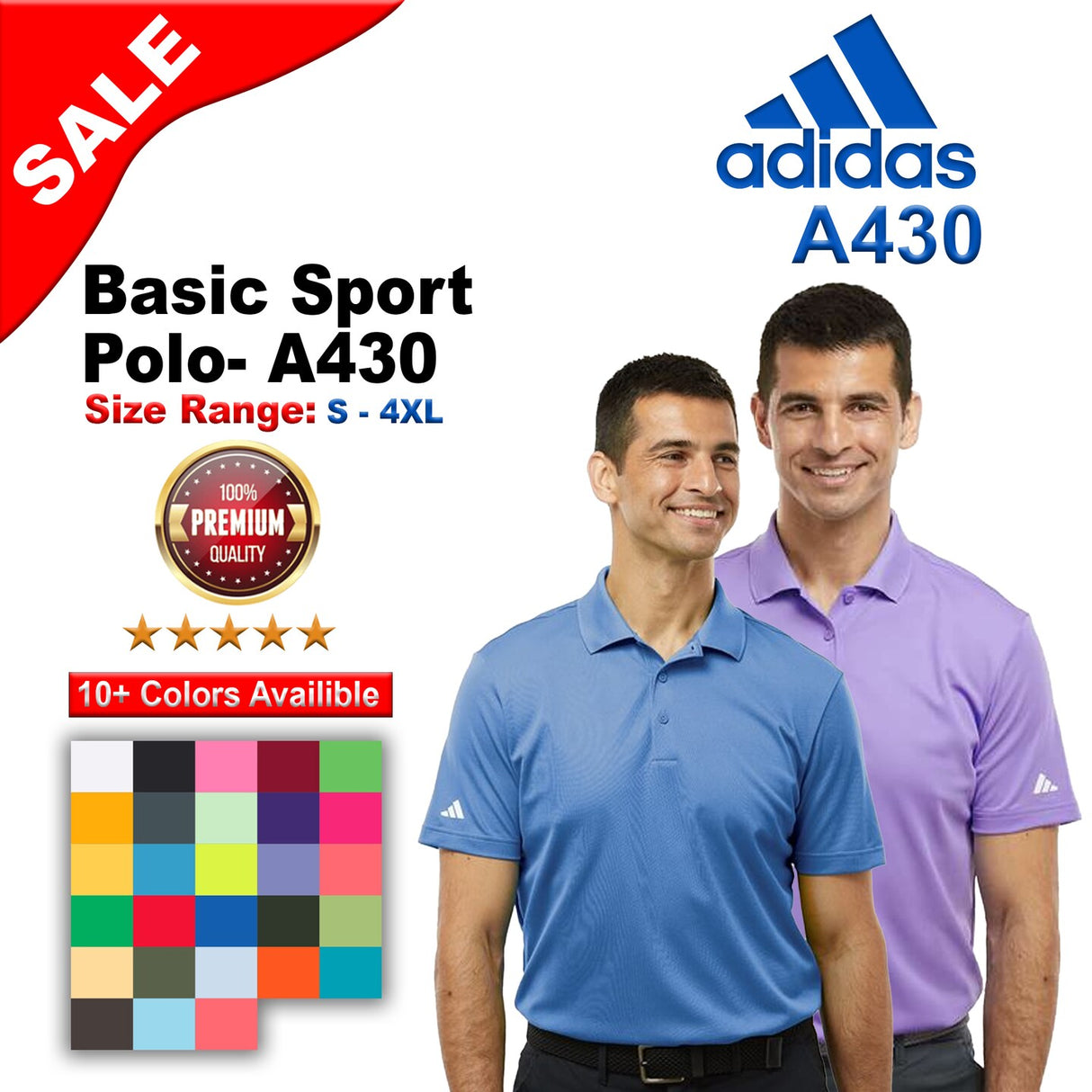 Adidas® Basic Sport Polo