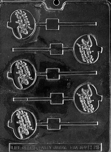 Trick Or Treat Pumpkin Lolly Chocolate Mold