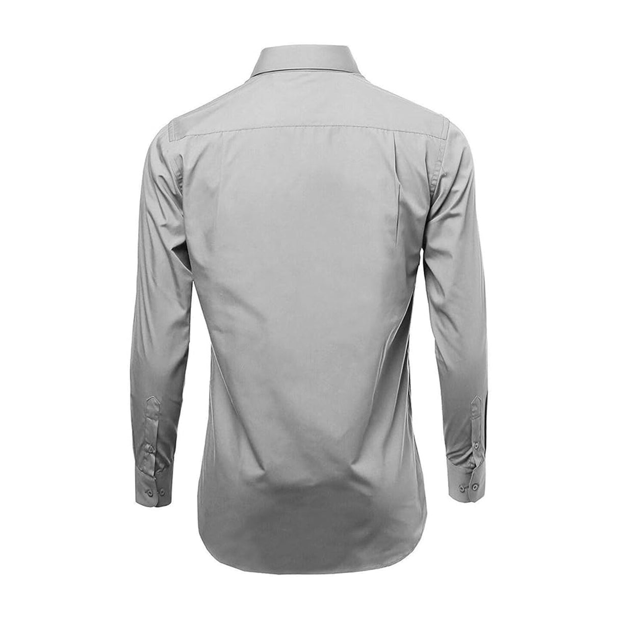 Light Grey Long Sleeve Polo Shirt
