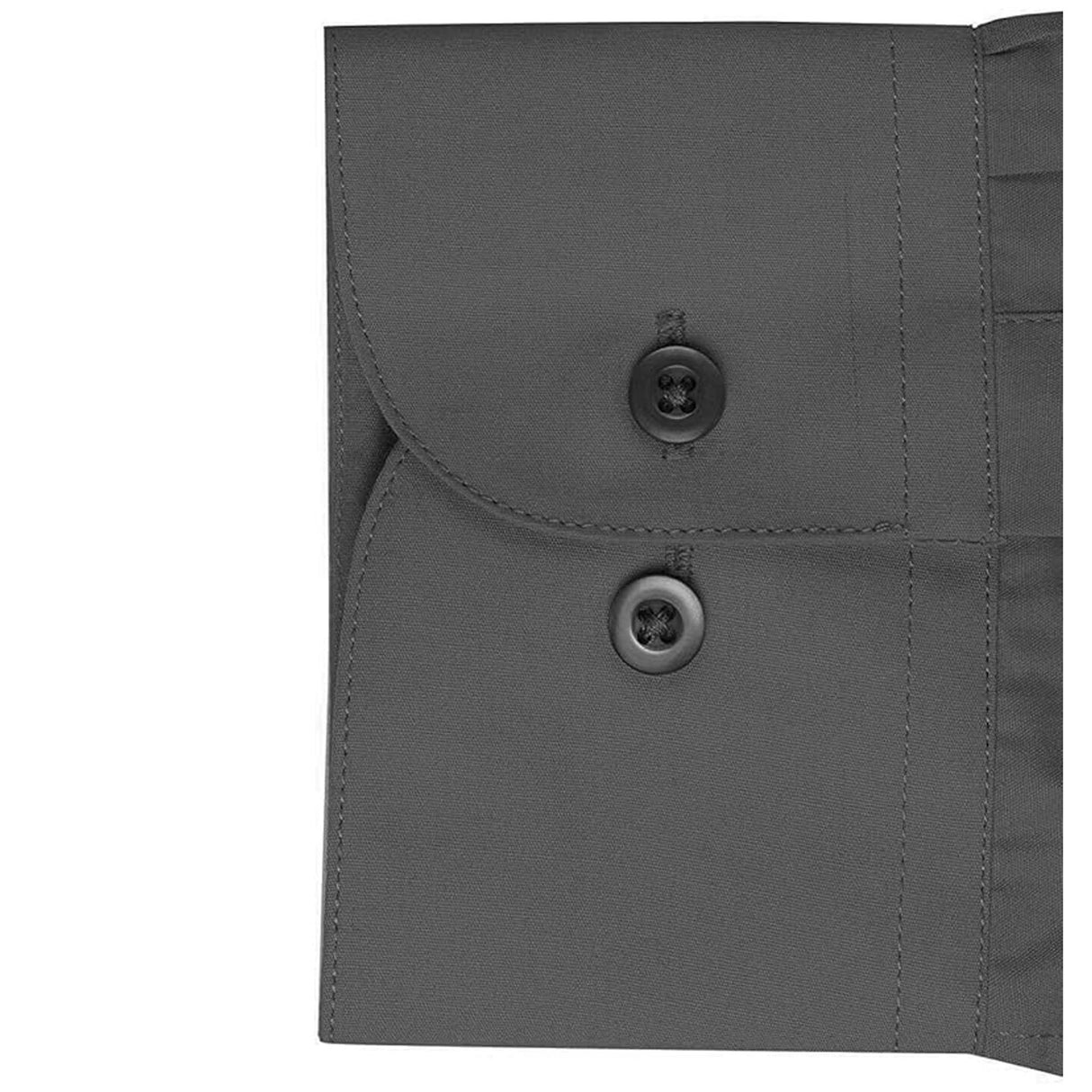 Charcoal Slim Fit Long Sleeve Polo Shirt