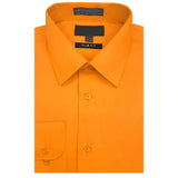 Orange Slim Fit Long Sleeve Polo Shirt