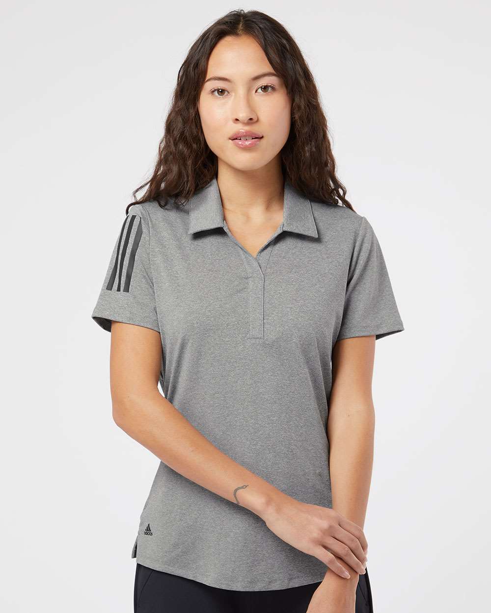 Adidas® Women's Floating 3-Stripes Polo