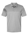 Adidas® Heathered 3-Stripes Colorblocked Polo