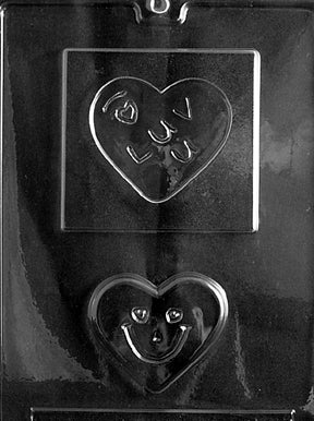 I Luv U Heart Chocolate Mold