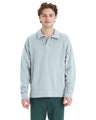 ComfortWash by Hanes® Garment Dye Polo Collar Sweatshirt