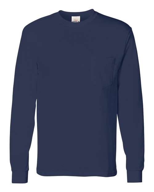 Authentic Long Sleeve Pocket T-Shirt