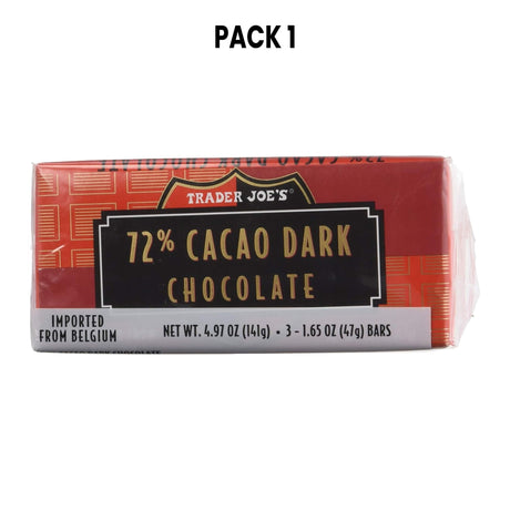 Cacao Belgian Dark Chocolate Bars 3.5 oz