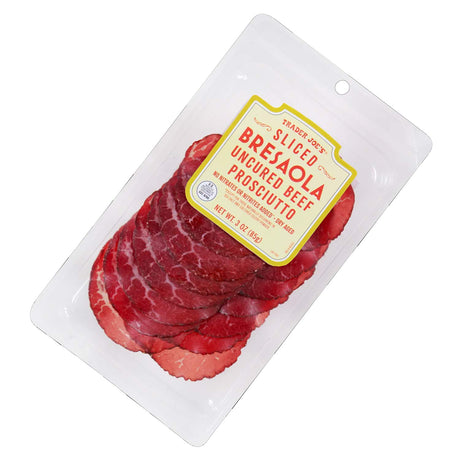 Sliced Bresaola Uncured Beef Prosciutto 3 oz