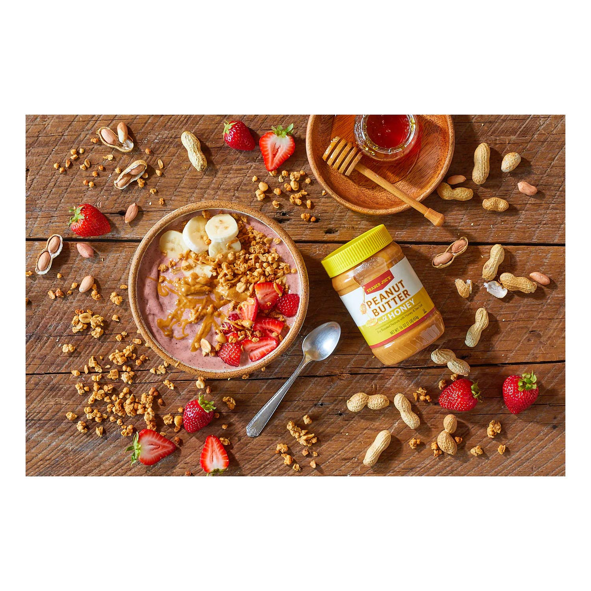 Peanut Butter with Honey 16 oz Creamy & Sweet