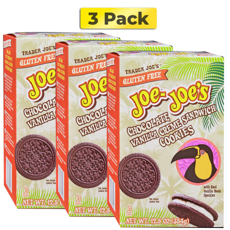 Trader Joe's Gluten Free Joe-Joe's Chocolate Vanilla Creme Cookies | 12.5 oz