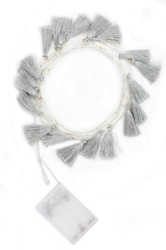 Bohemian Fairy Lights with Tassels for Halloween