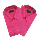 Fuchia Long Sleeve Polo Shirt