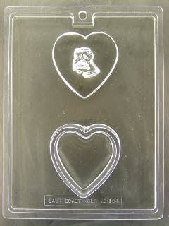 Wedding Bells Heart Box Chocolate Mold