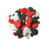 Mickey Mouse Red, Black and White Quins Sprinkles 19 oz. handheld container