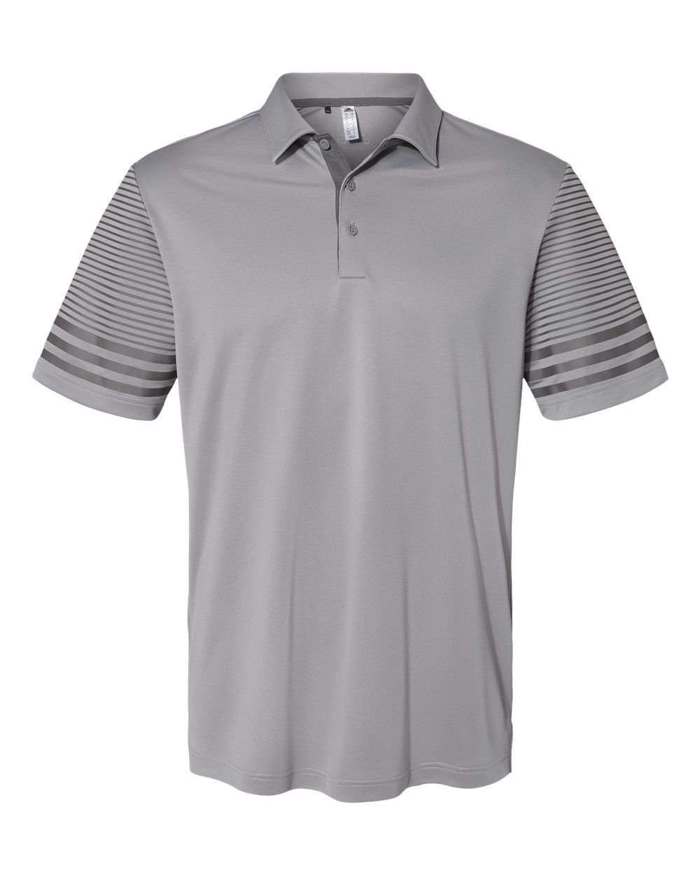 Adidas® Striped Sleeve Polo