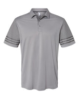 Adidas® Striped Sleeve Polo