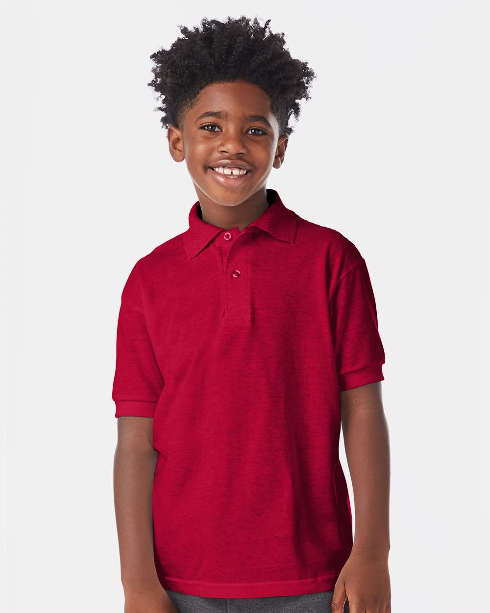 Hanes® Youth Ecosmart Jersey Polo