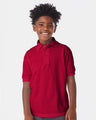 Hanes® Youth Ecosmart Jersey Polo