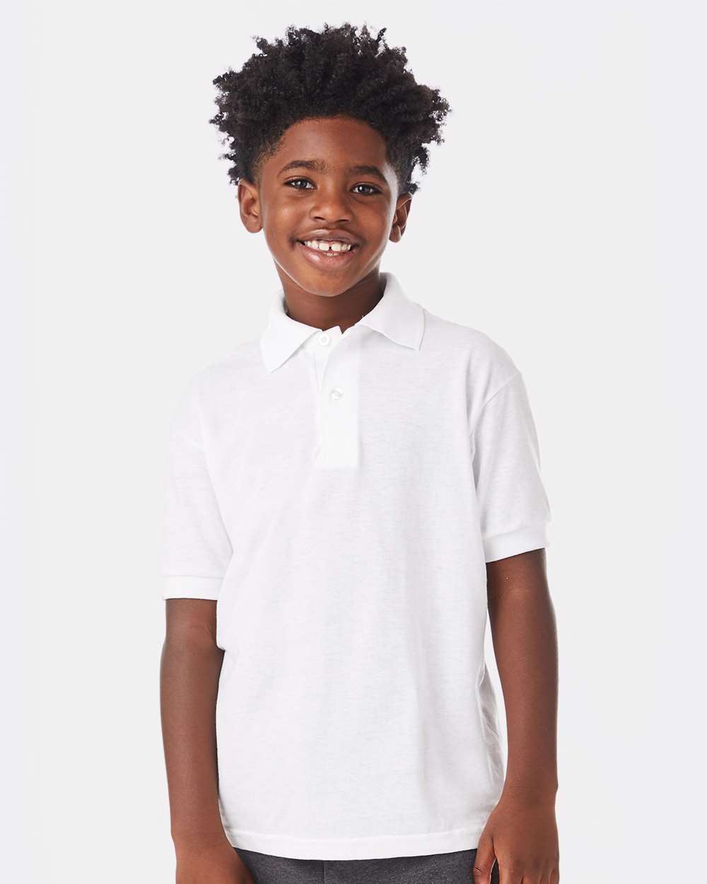 Hanes® Youth Ecosmart Jersey Polo
