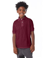 Hanes® Youth EcoSmart Jersey Knit Polo