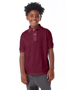Hanes® Youth EcoSmart Jersey Knit Polo