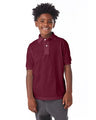 Hanes® Youth EcoSmart Jersey Knit Polo