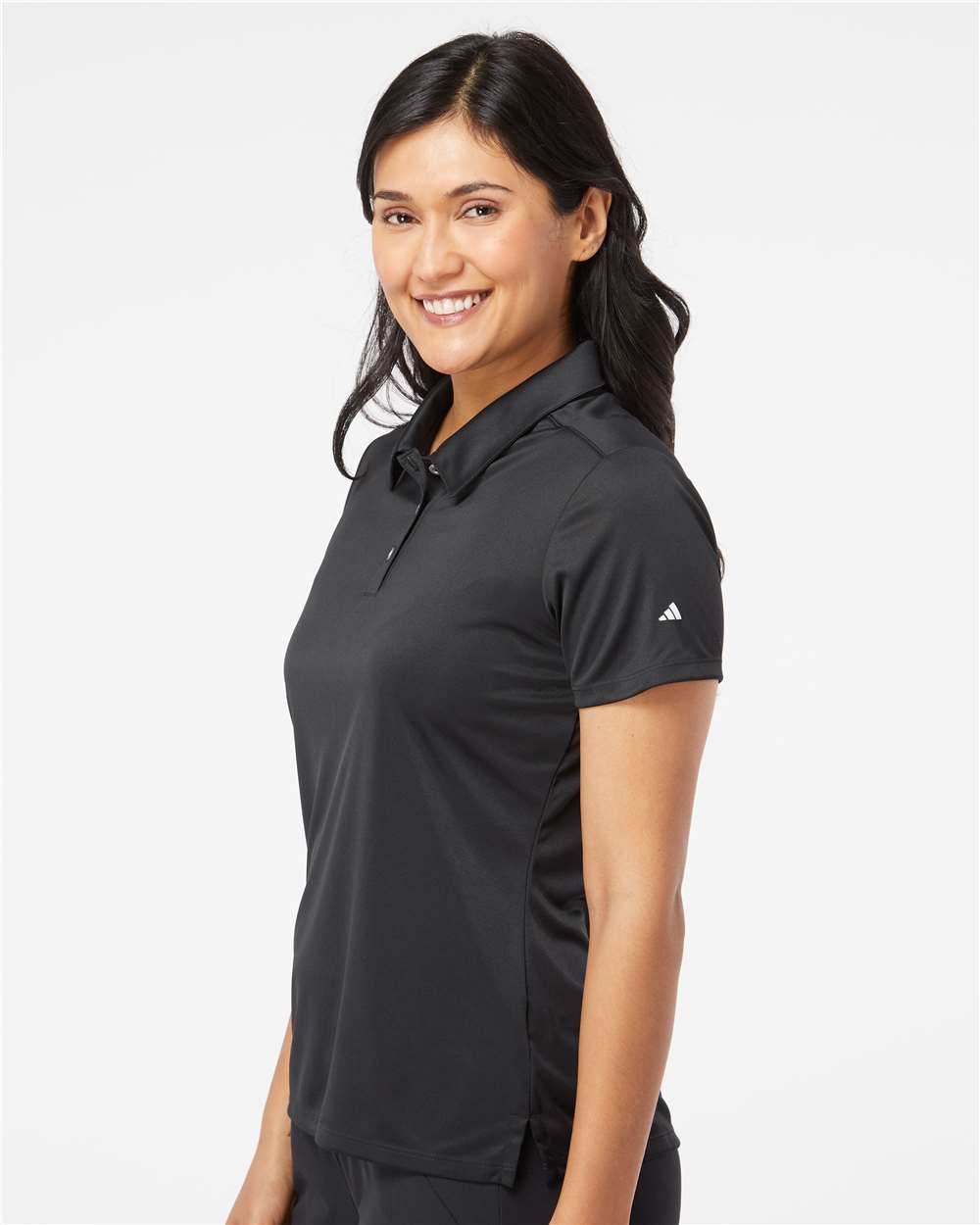 Adidas® Women's 3-Stripes Shoulder Polo