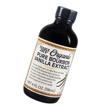 Trader Joe’s Organic Pure Bourbon Vanilla Extract 4 Fl Oz