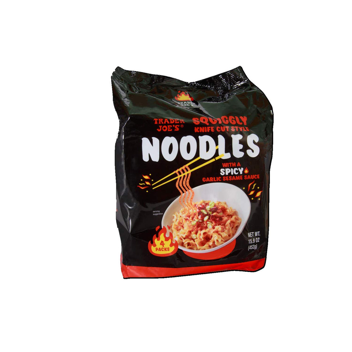 Spicy Squiggly Knife Cut Noodles 15.9 oz