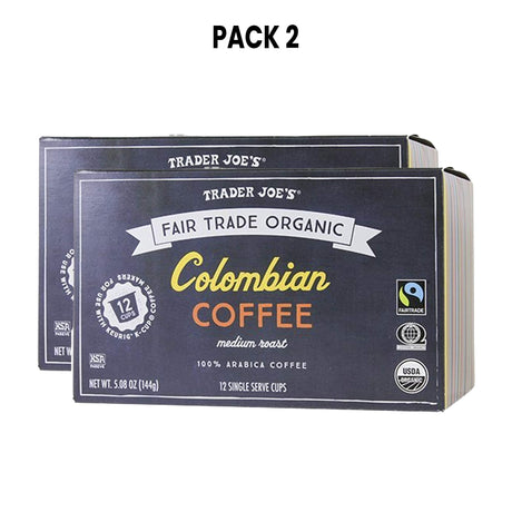 Colombian Coffee Cups Fair Trade Organic 10 Cups
