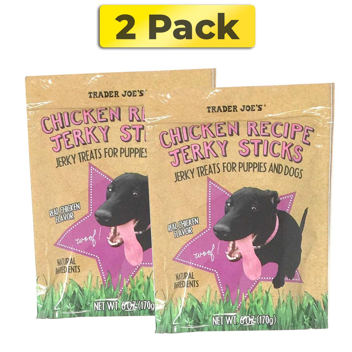 Trader Joe's Chicken Recipe Jerky Sticks 6 Oz. Bag