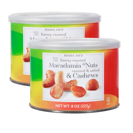 Honey Roasted Macadamia Nuts & Cashews 8 Oz
