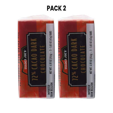 Cacao Belgian Dark Chocolate Bars 3.5 oz