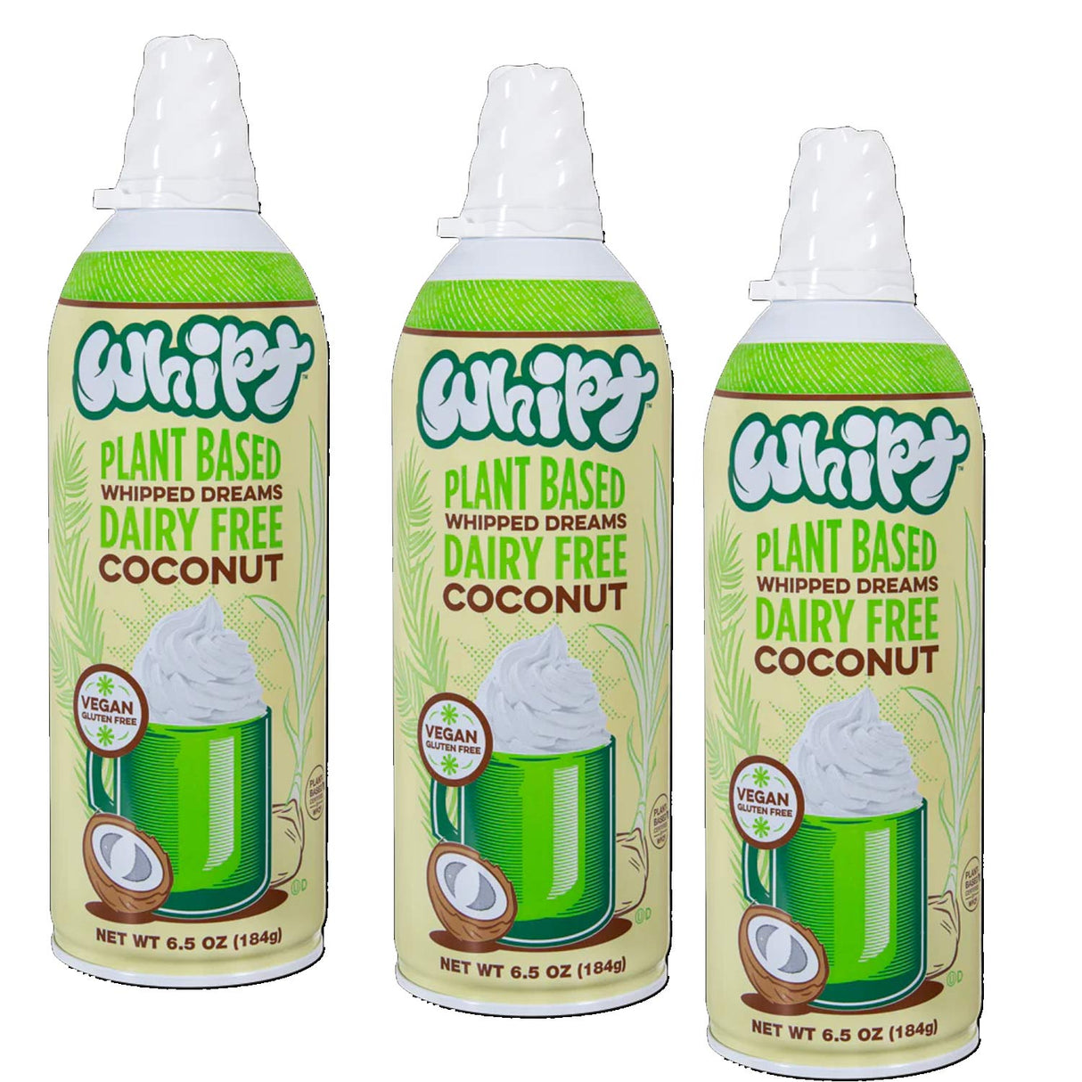 Whipt Plant Based Dairy Free Whipped Coconut 6.5 Oz