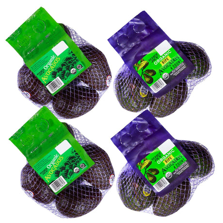 Fresh Organic Avocado 4 count 1 Each
