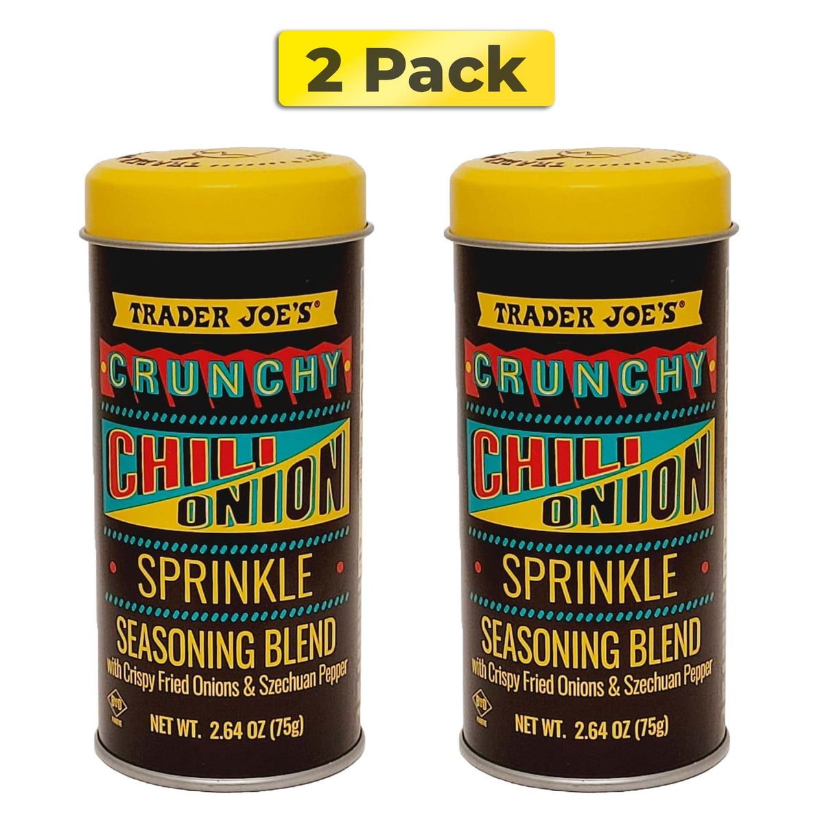 Trader Joe's Crunchy Chili Onion Sprinkle Seasoning Blend with Crispy Fried Onions & Szechuan Pepper