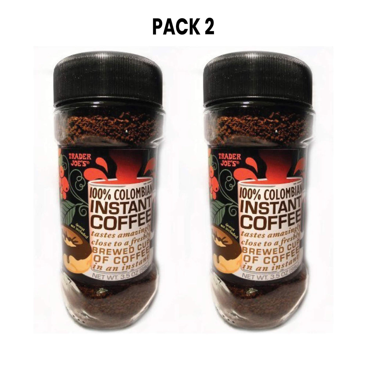 100% Colombian Instant Coffee 3.5 oz