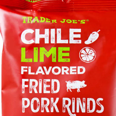 Chile Lime Flavored Fried Pork Rinds 3 Oz