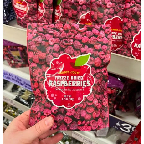 Trader Joe’s Freeze Dried Fruit RASPBERRY - Unsweetened & Unsultared