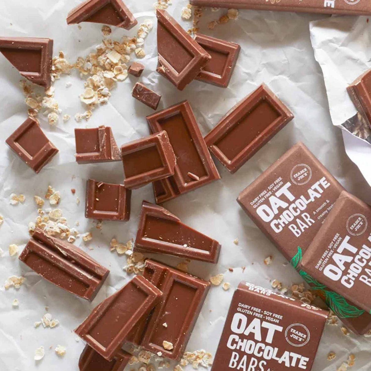 Trader Joes Oat Chocolate Bars/2.65 Oz