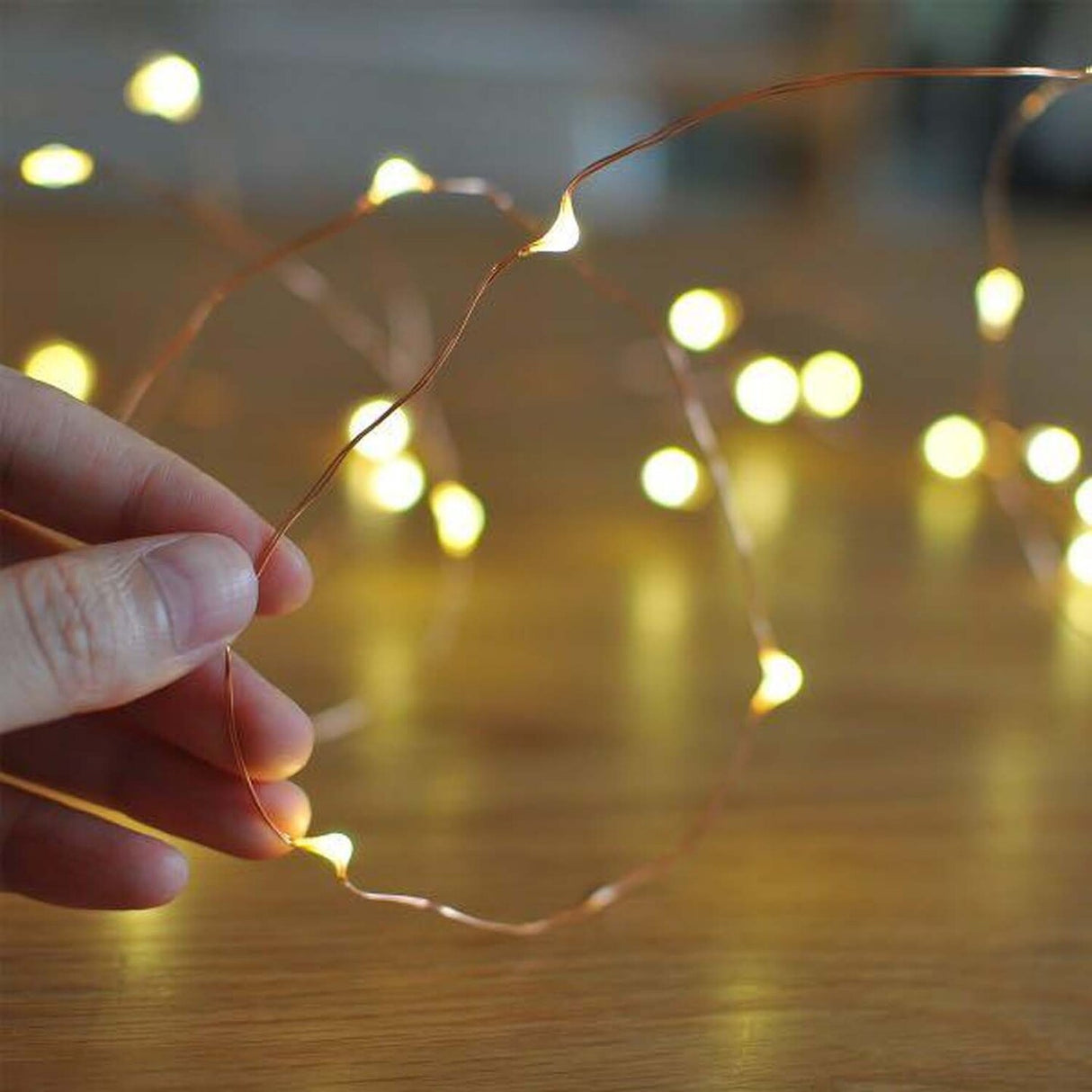 Christmas 100 LED USB Silver Copper Fairy Lights